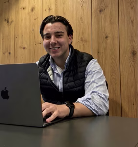 Andreas Anthony Melheim, webutvikler i Flyt Digital