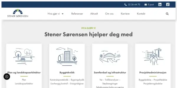 Nettsiden til Stener Sørensen
